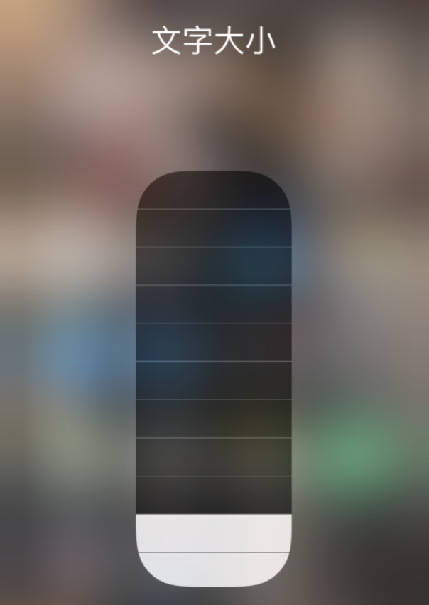 宁南苹果手机维修分享小技巧：在 iPhone 控制中心快速调节字体大小 